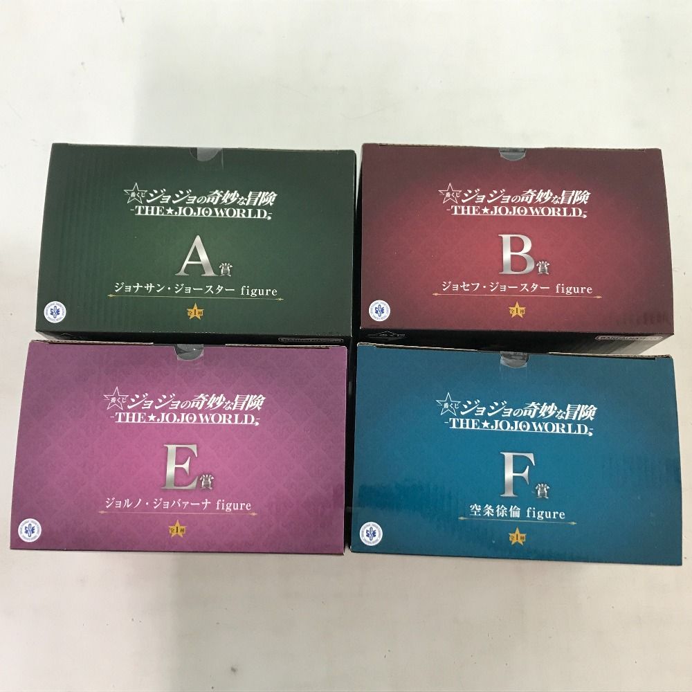 【美品】一番くじ ジョジョワールド A賞 ジョナサン E賞 ジョルノ 2体セット 新品未開封】ジョジョの奇妙な冒険 一番くじ E賞 ジョルノ