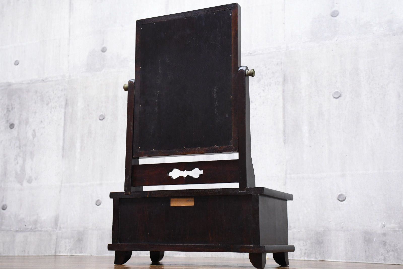 松本民芸家具 ドレッサー ミズメザクラ 無垢材 鏡台 引き出し 4杯 収納棚 FAC22 松本民芸家具 524型 小鏡台 卓上ドレッサー 引き出し付きミラー