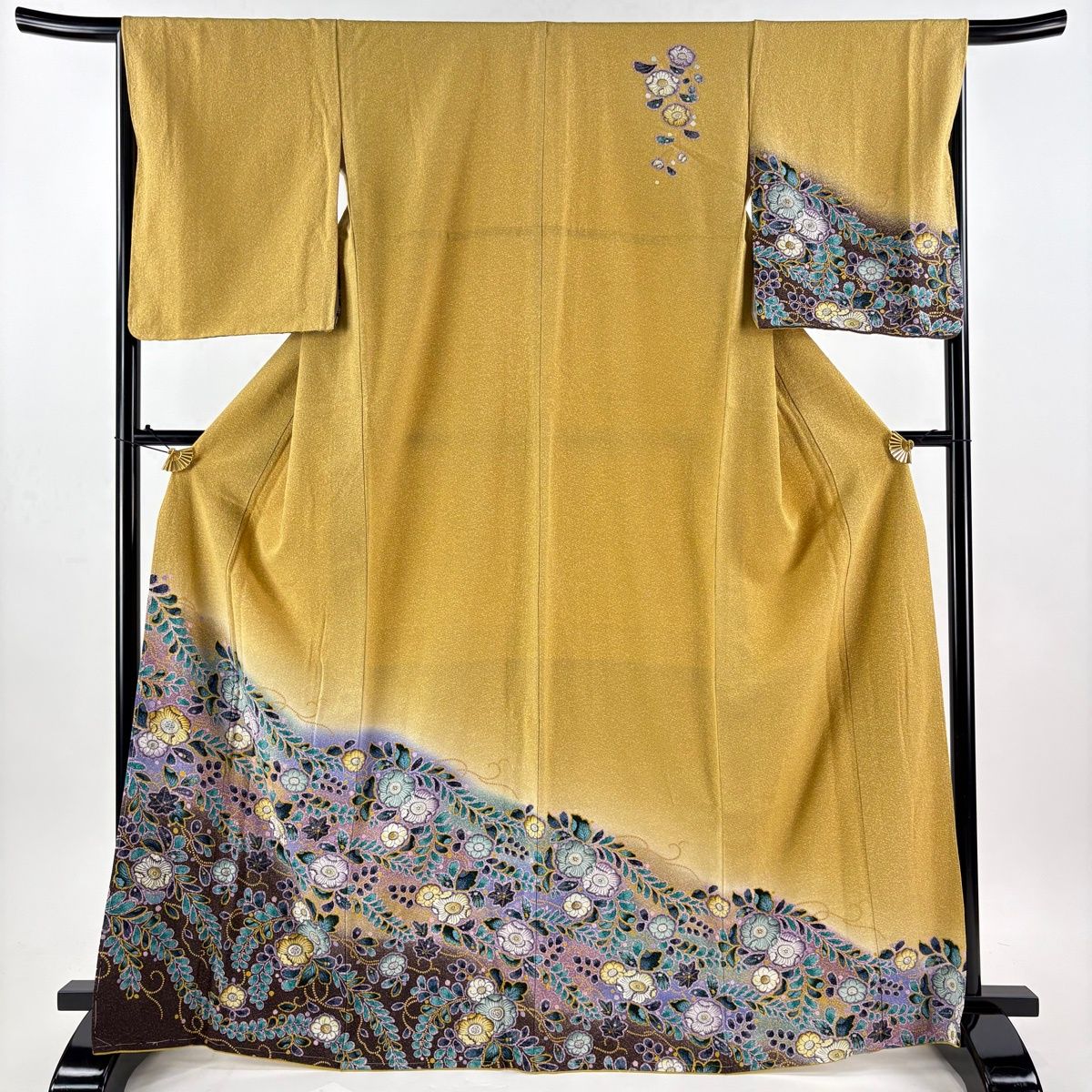 値下げ　訪問着 辻ヶ花 袷 金彩 暈し染め 金糸　袋帯セット 値下げ 訪問着 辻ヶ花 袷 金彩 暈し染め 金糸 袋帯セット - メルカリ