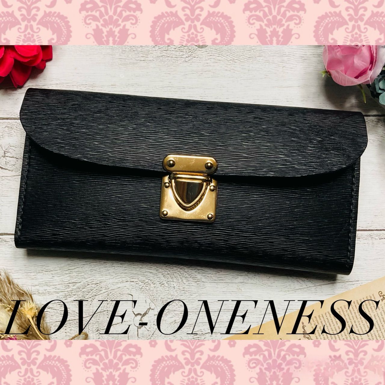 ❤️【新色♪】【綺麗な水シボ♪】高級感×シンプルデザイン大人お洒落な総本革長財布黒 ❤️【新色♪】【綺麗な水シボ♪】高級感×シンプルデザインの大人