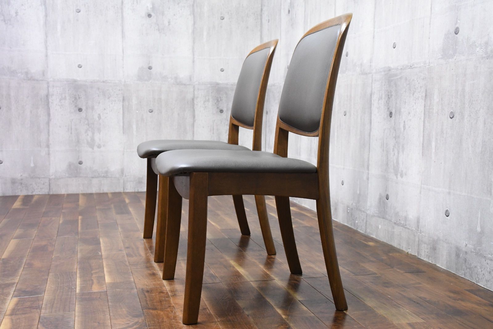 FAC4 飛騨の家具 shirakawa シラカワ ダイニングチェア 2脚セット