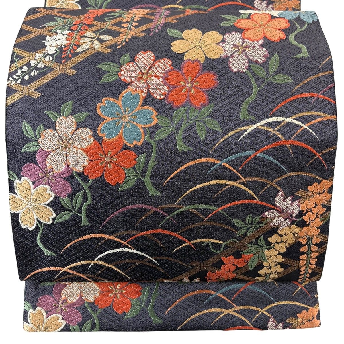 【美品】 袋帯 秀品 六通 正絹 【中古】 美品】 袋帯 秀品 六通 正絹 【中古】の通販 by バイセル ラクマ店｜ラクマ