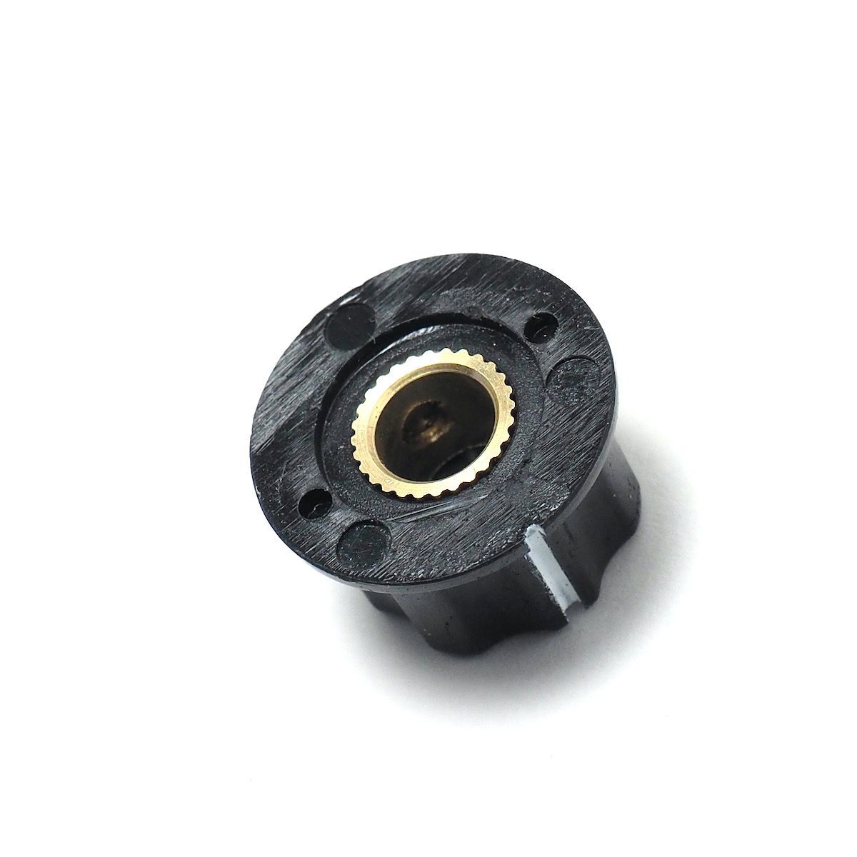 3個セット ツマミ/ノブ= 直径20mm エフェクター等に 6mm/6.35mm