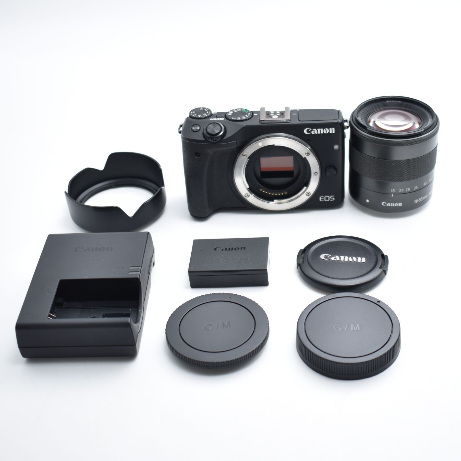 BY#10896 Canon ミラーレス一眼カメラ EOS M3 レンズキット(ブラック