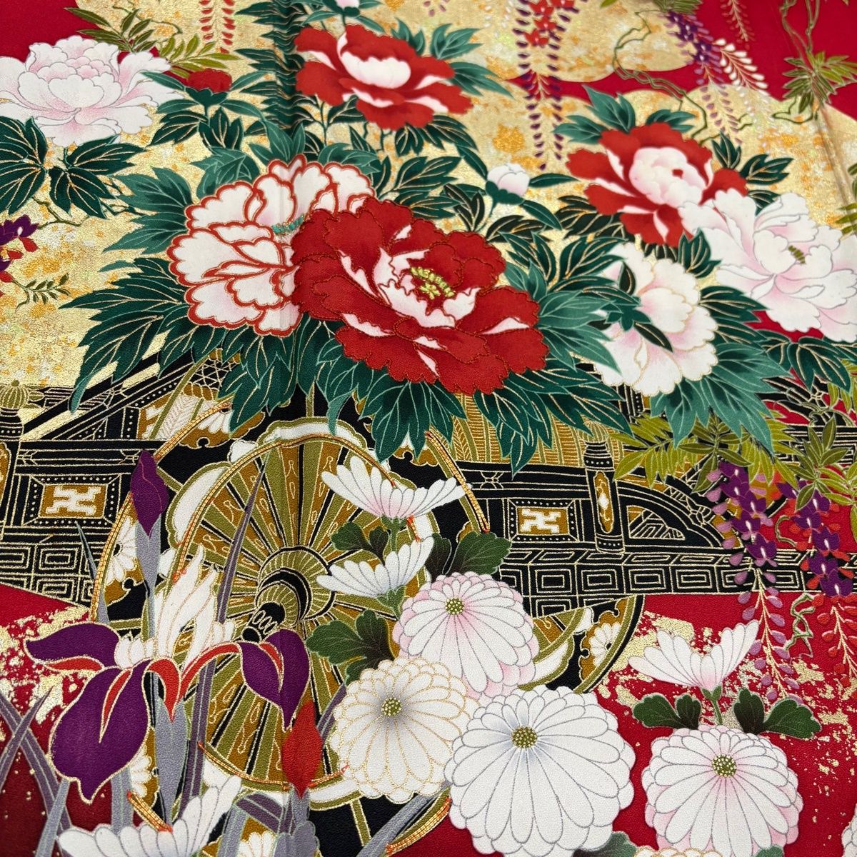 kkim様 練習用にも！ 388.振袖単品 正絹 フルセット 成人式 谷崎潤一郎