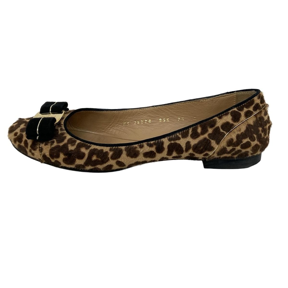 サルバトーレフェラガモ パンプス 7 1/2 レディース ヴァラ ベージュ