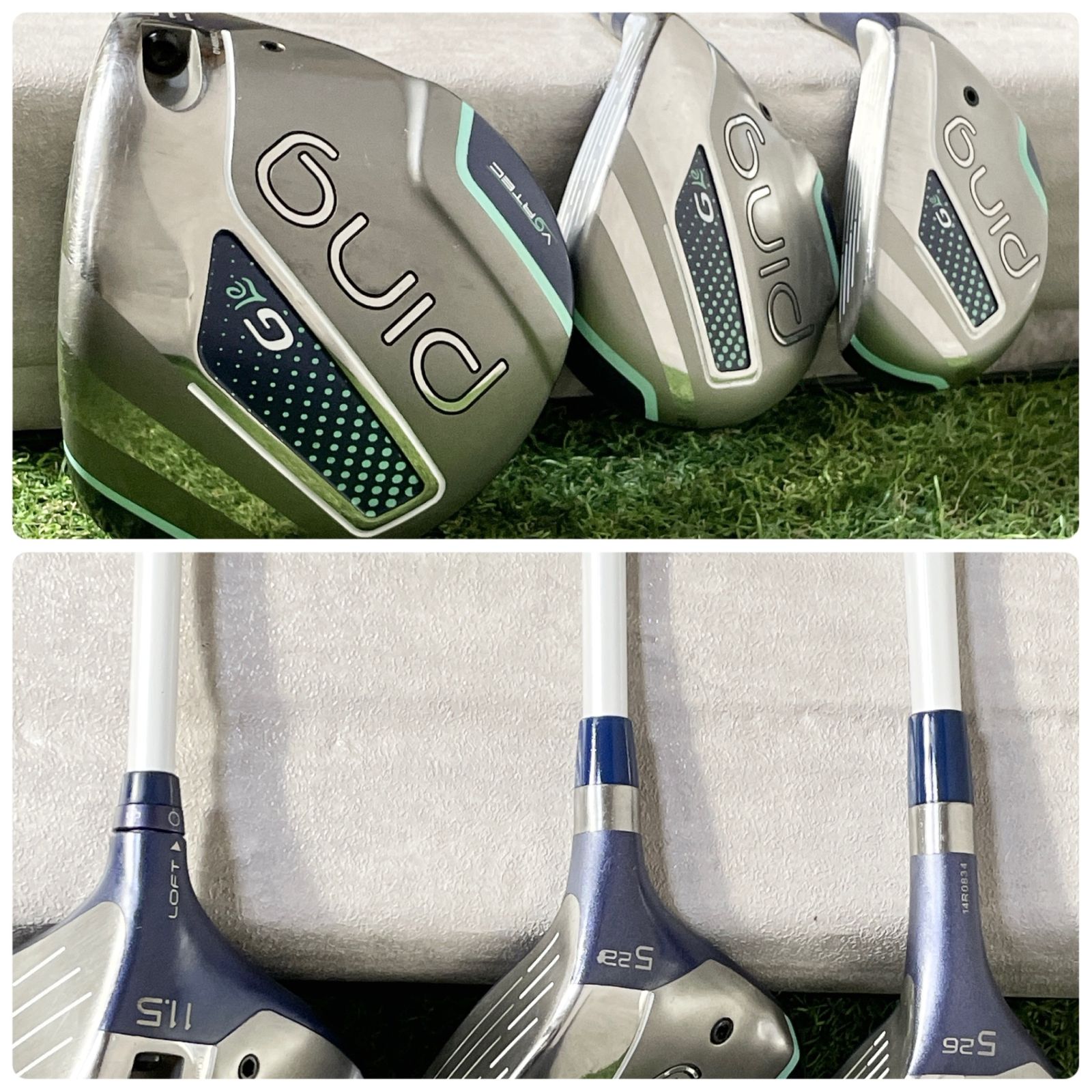 PING GLe レディース L ゴルフクラブセット 9本 右 ピン ジーエルイー