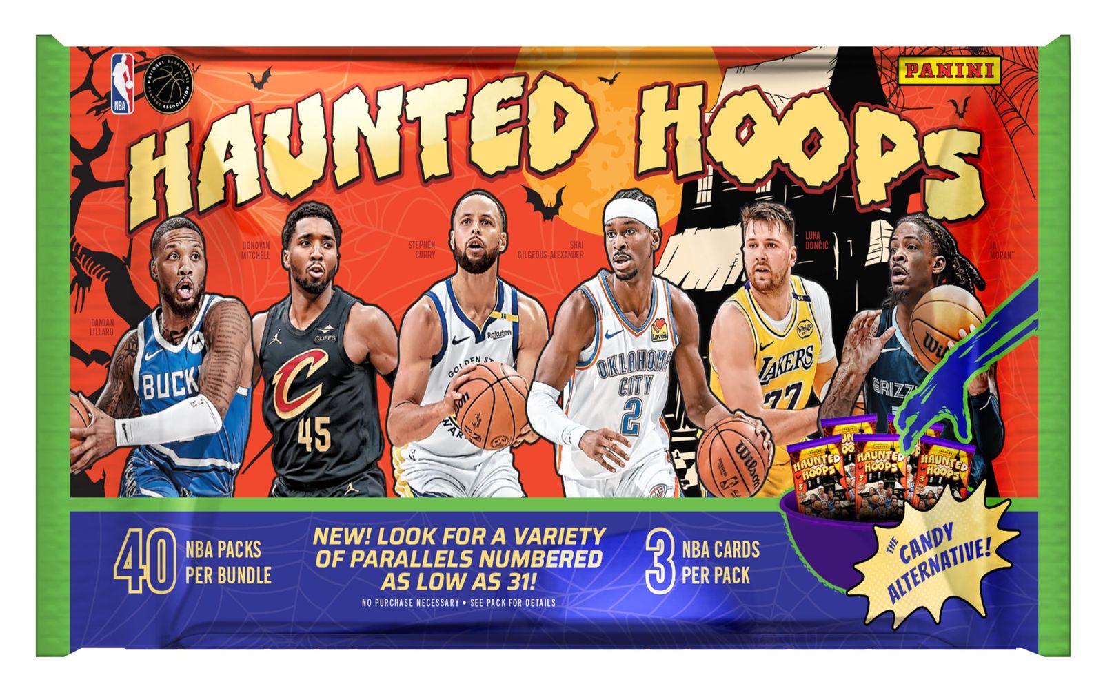 Panini Haunted Hoops ハロウィン おやつパック – 公式NBAハロウィン 