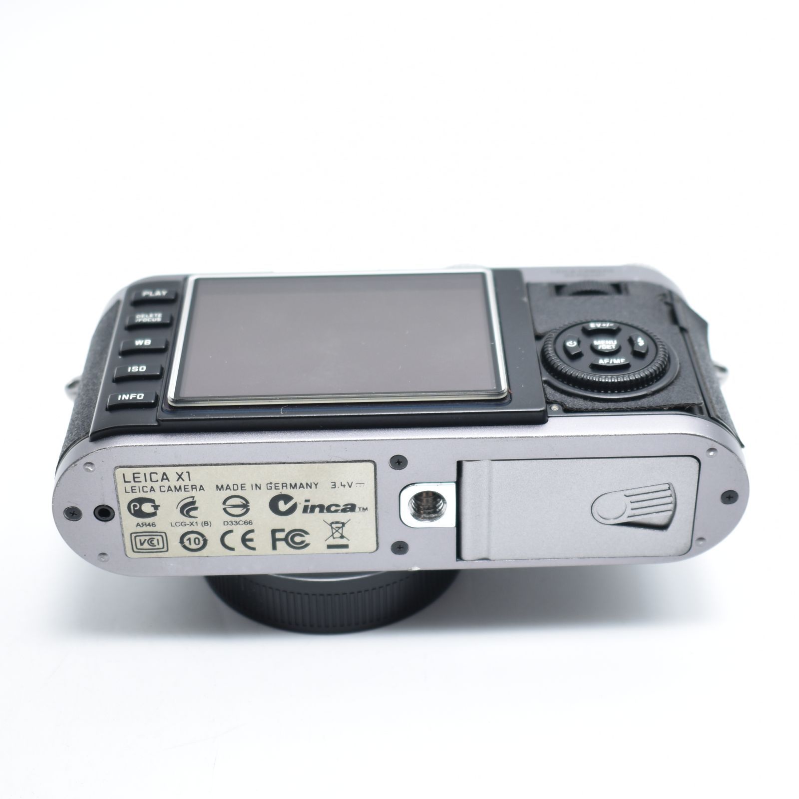 B#10934 Leica デジタルカメラ ライカX1 1220万画素 スチールグレー