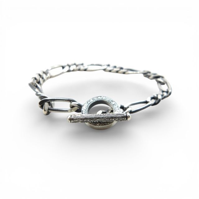 ANTIDOTE BUYERS CLUB CHAIN BRACELET FIGARO WIDE SILVER950