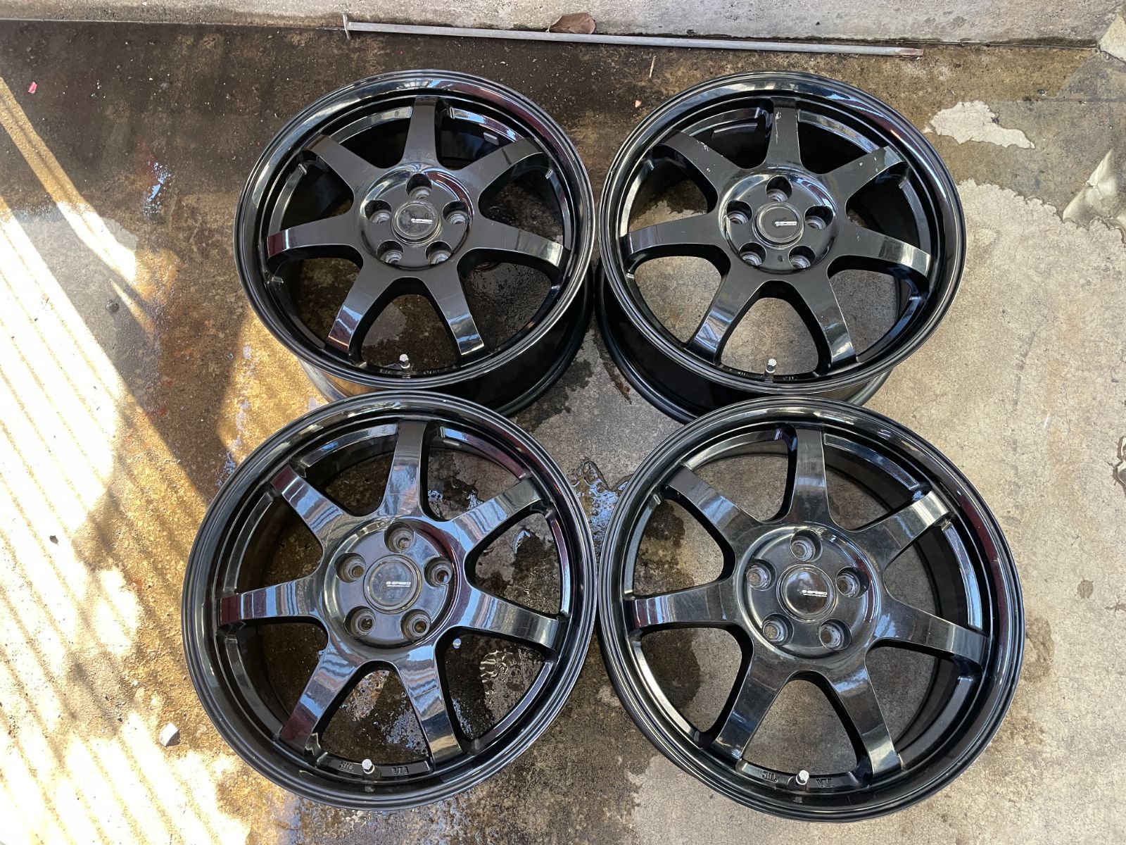 G.speed アルミホイール 16インチ 6.5J +48 PCD100 5H 中古品 4本