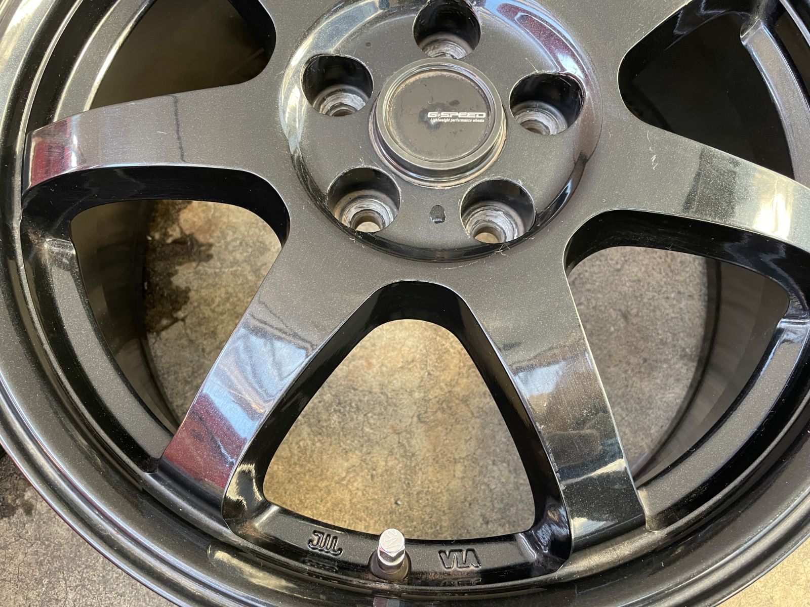 G.speed アルミホイール 16インチ 6.5J +48 PCD100 5H 中古品 4本