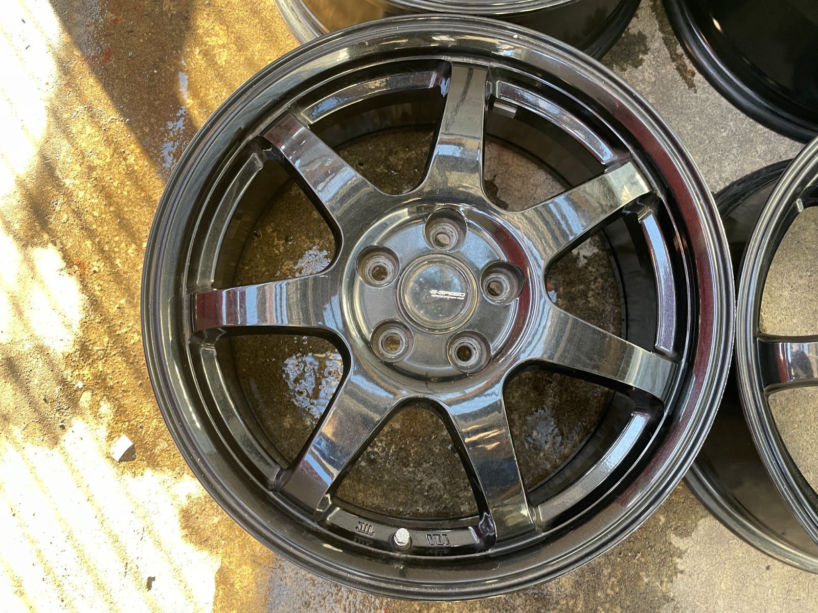 G.speed アルミホイール 16インチ 6.5J +48 PCD100 5H 中古品 4本