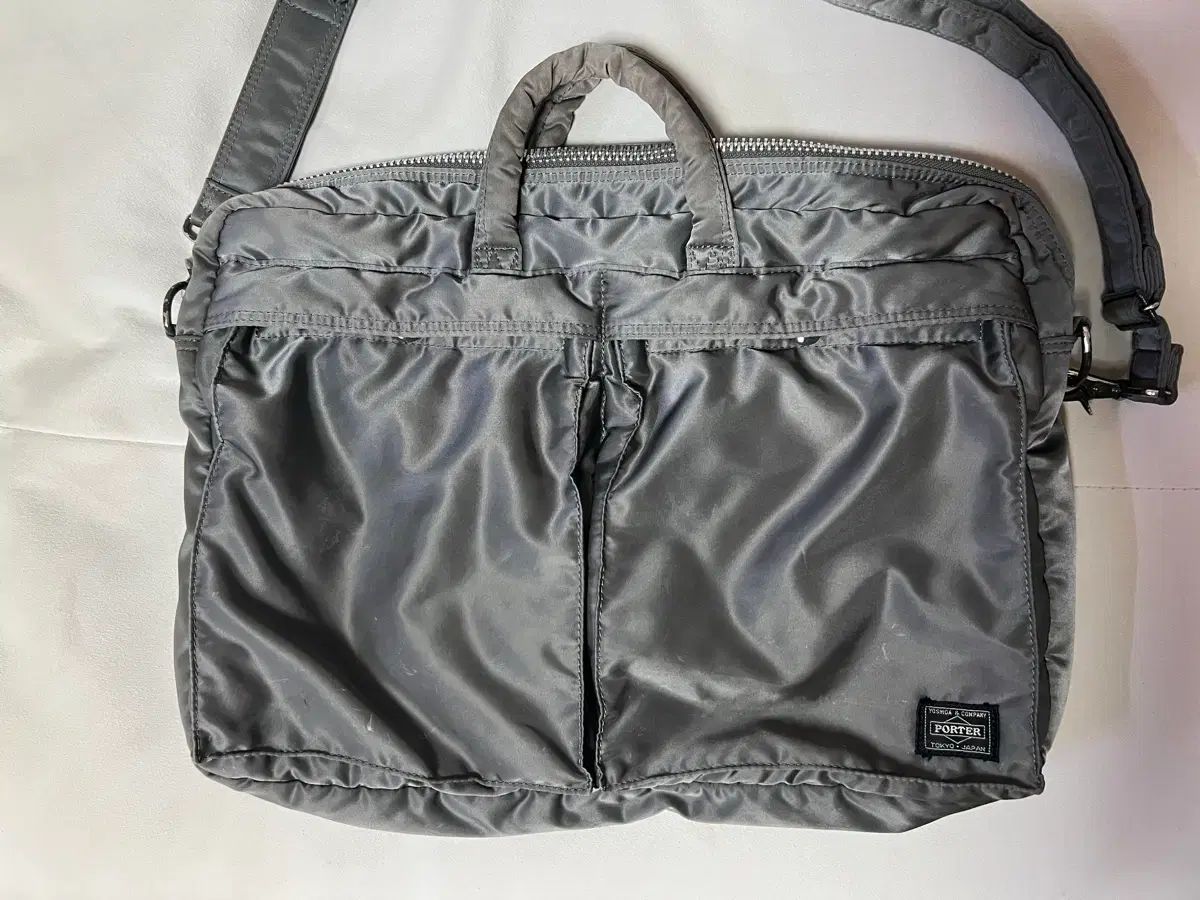 ポーター タンカー 2way ブリーフケース シルバー - メルカリ
