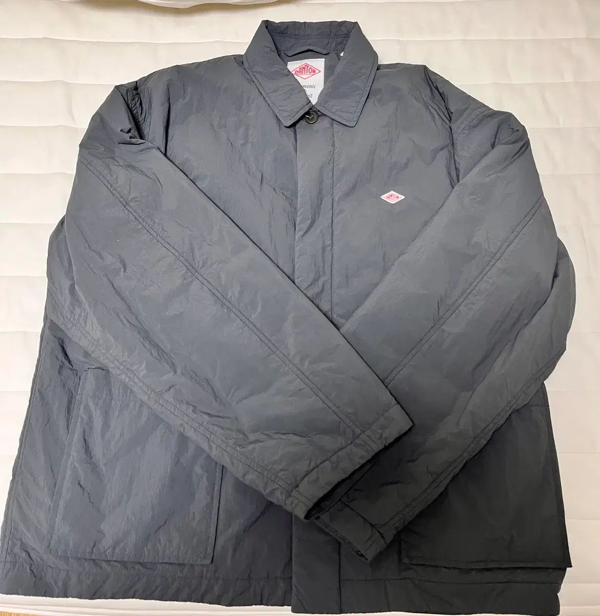 Danton（ダントン）ナイロン カバーオール ジャケット グレー Mサイズ