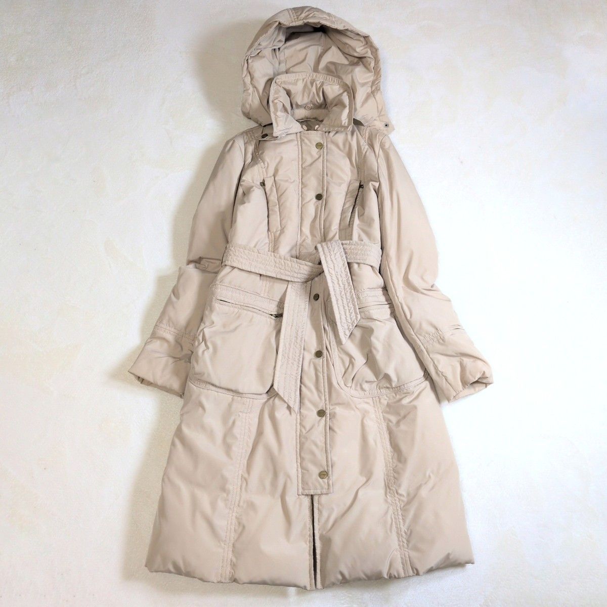 美品✨マックスマーラ MaxMara イブルース iBLUES フード付き