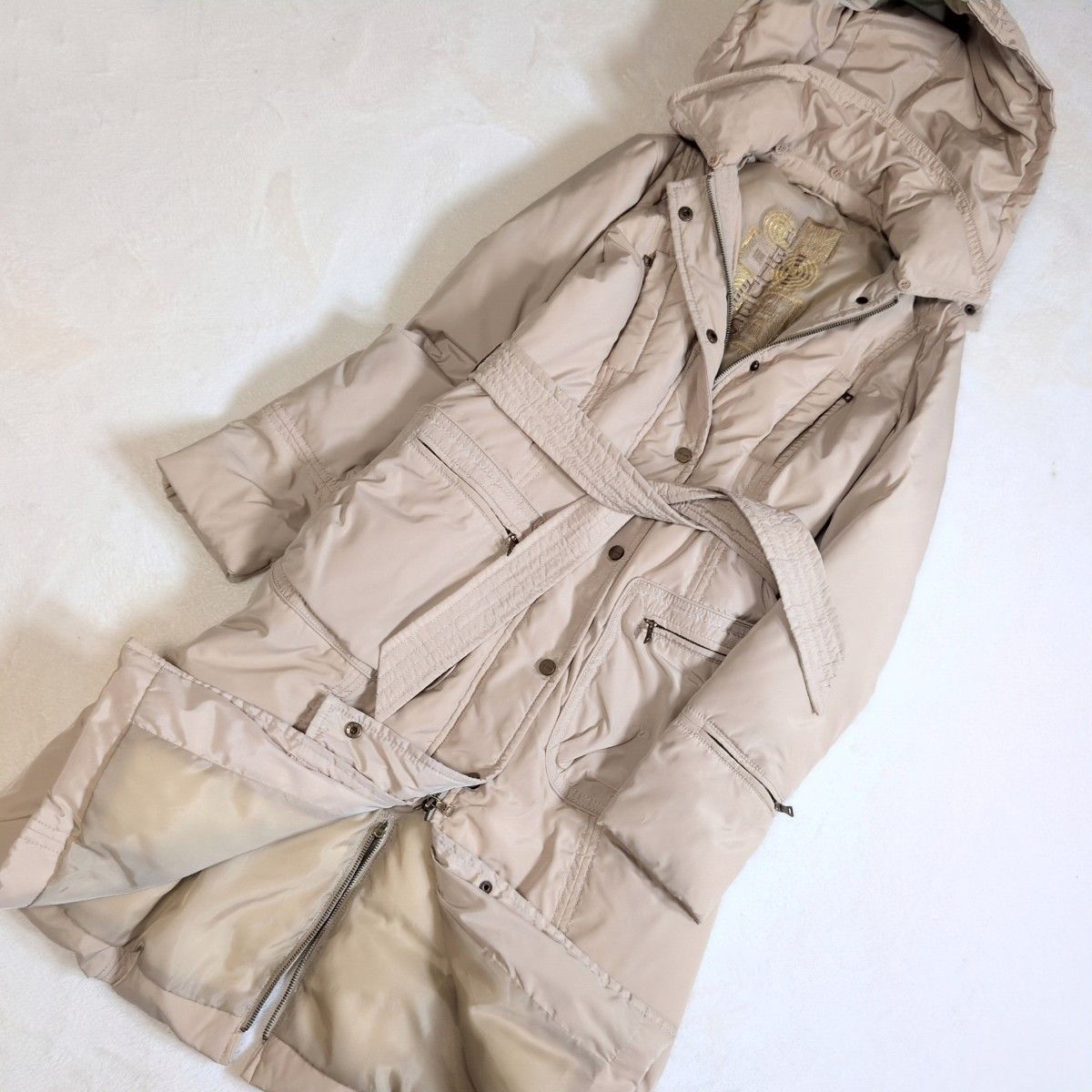 美品✨マックスマーラ MaxMara イブルース iBLUES フード付き