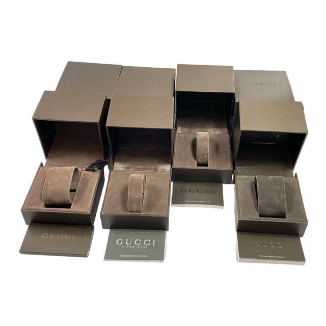 GUCCI 腕時計ケース 空箱 12個セット 取扱説明書付き GUCCI 腕時計