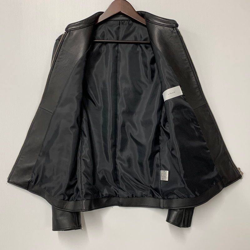 中古品】 LIDNM リドム LAMB LEATHER SINGLE RIDERS JACKET L17SS-17