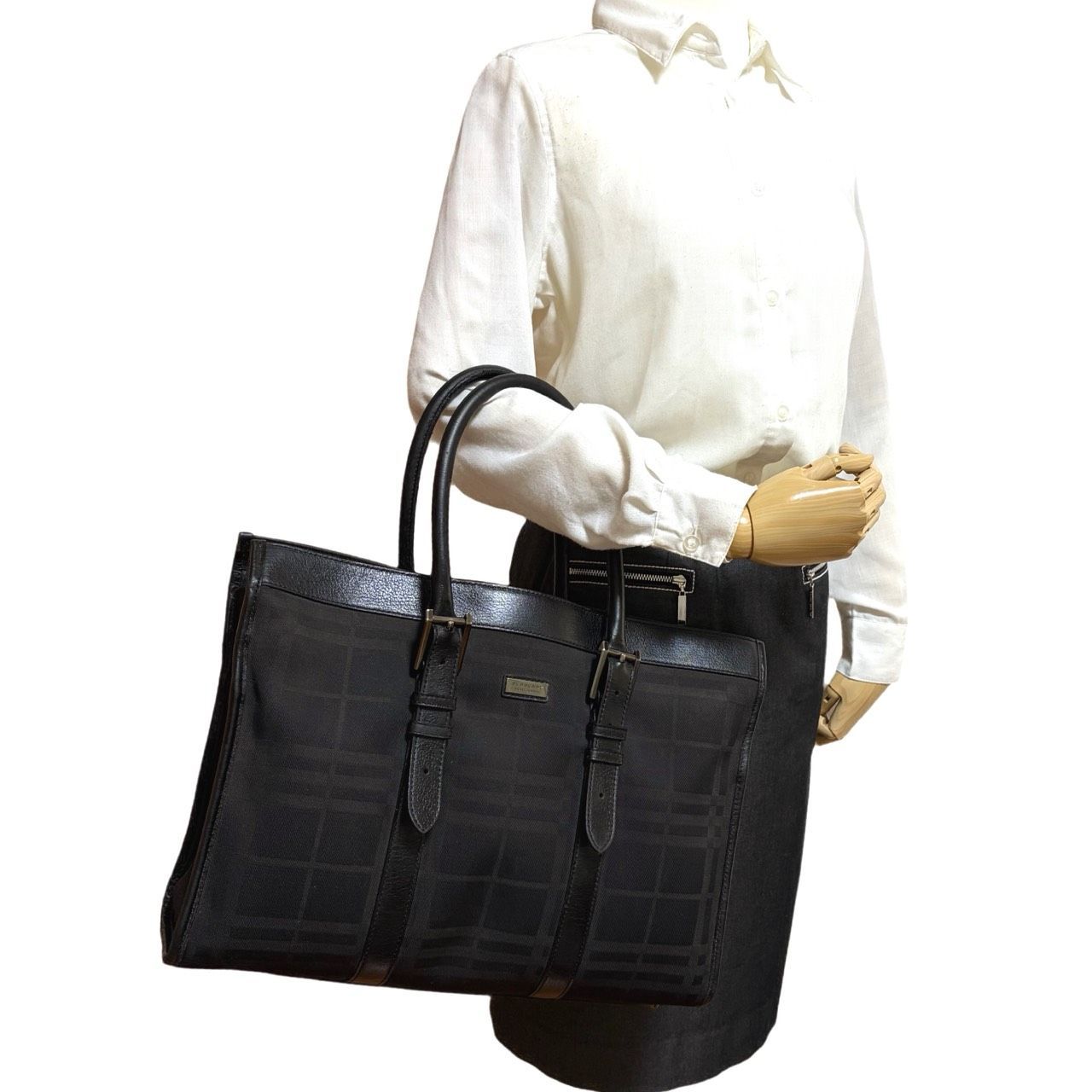 希少✤【BURBERRY／バーバリー】ビジネスバッグ／トートバッグ