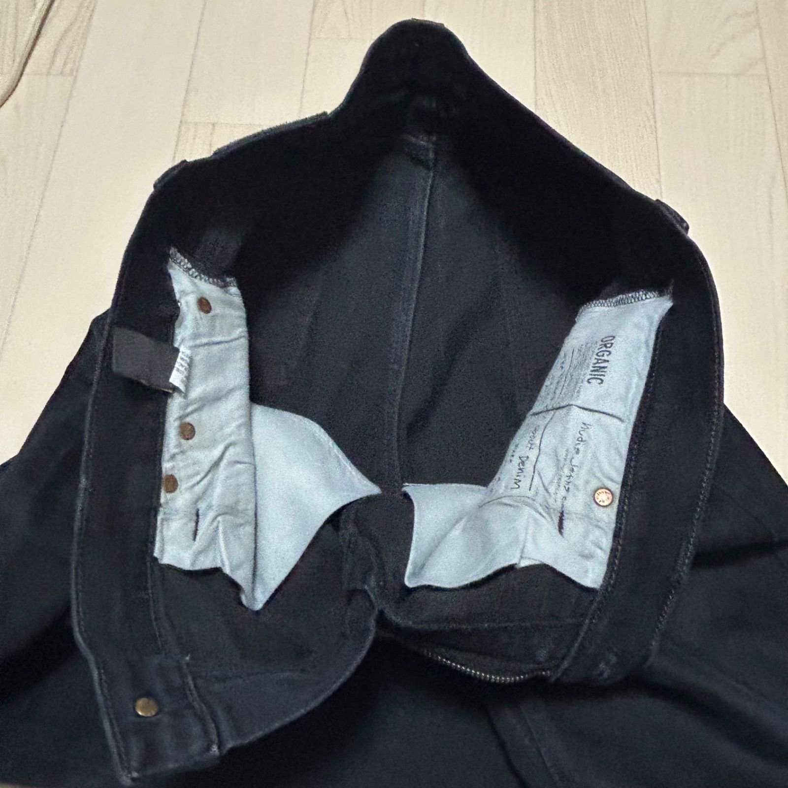 Nudie Jeans ヌーディージーンズ LONG JOHN ロングジョン ブラック