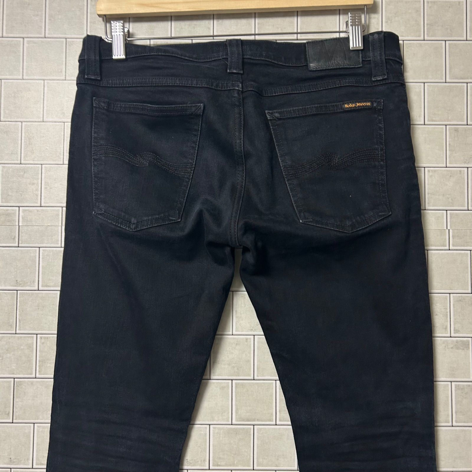 Nudie Jeans ヌーディージーンズ LONG JOHN ロングジョン ブラック