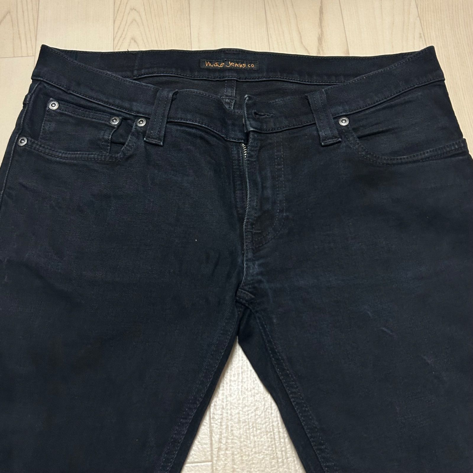 Nudie Jeans ヌーディージーンズ LONG JOHN ロングジョン ブラック