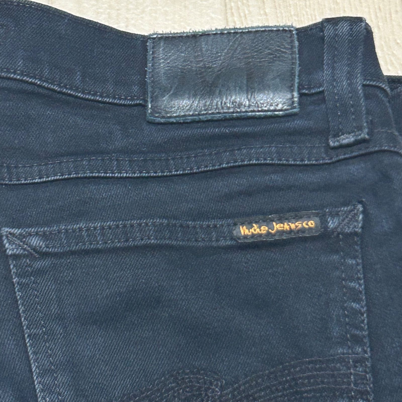 Nudie Jeans ヌーディージーンズ LONG JOHN ロングジョン ブラック