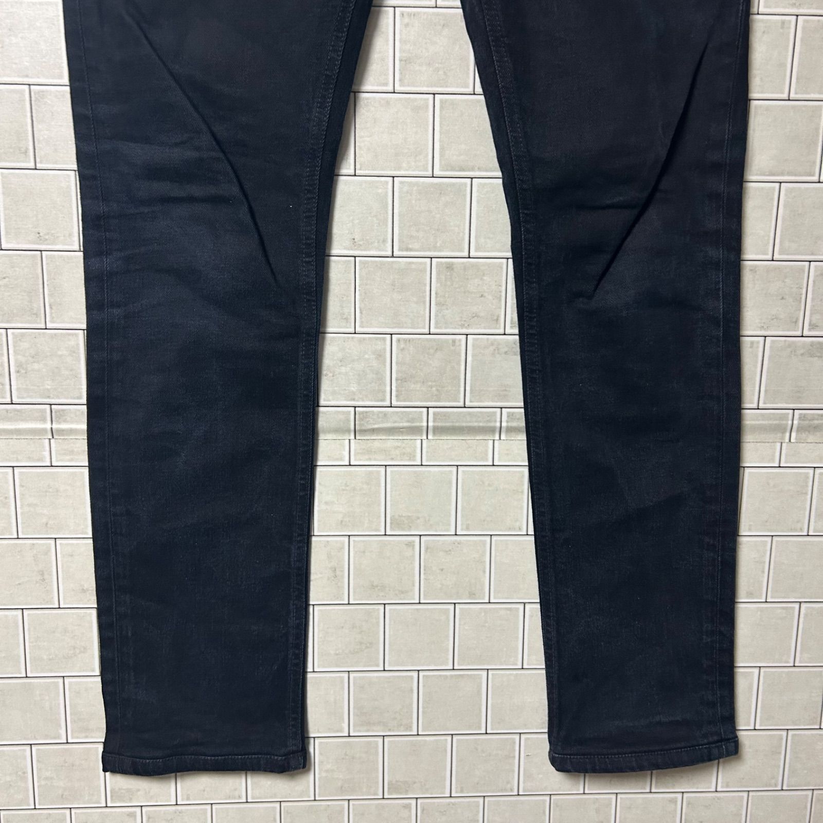 Nudie Jeans ヌーディージーンズ LONG JOHN ロングジョン ブラック 
