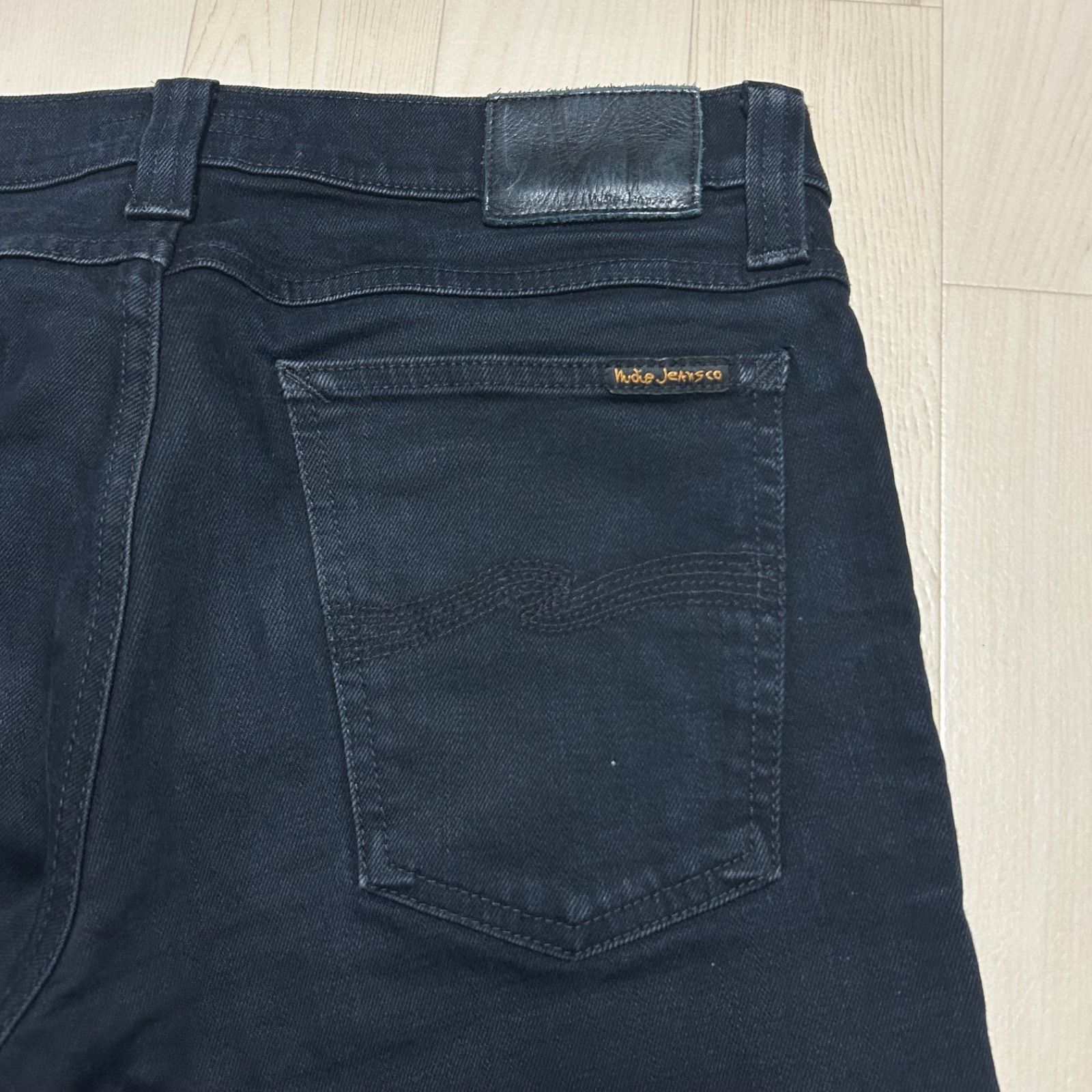 Nudie Jeans ヌーディージーンズ LONG JOHN ロングジョン ブラック