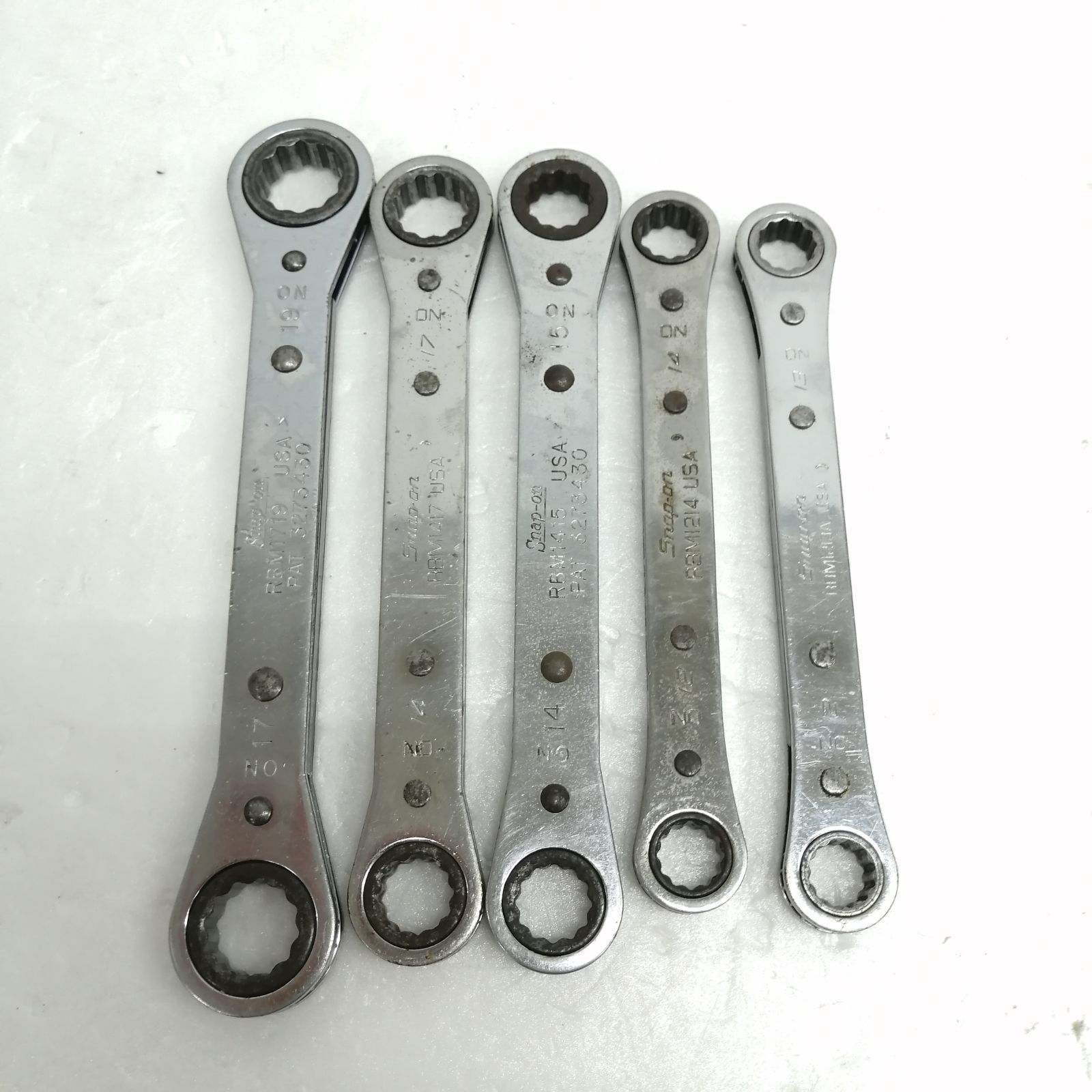 動作品】Snap-on メガネレンチ 5本セット スナップオン USA M1699 