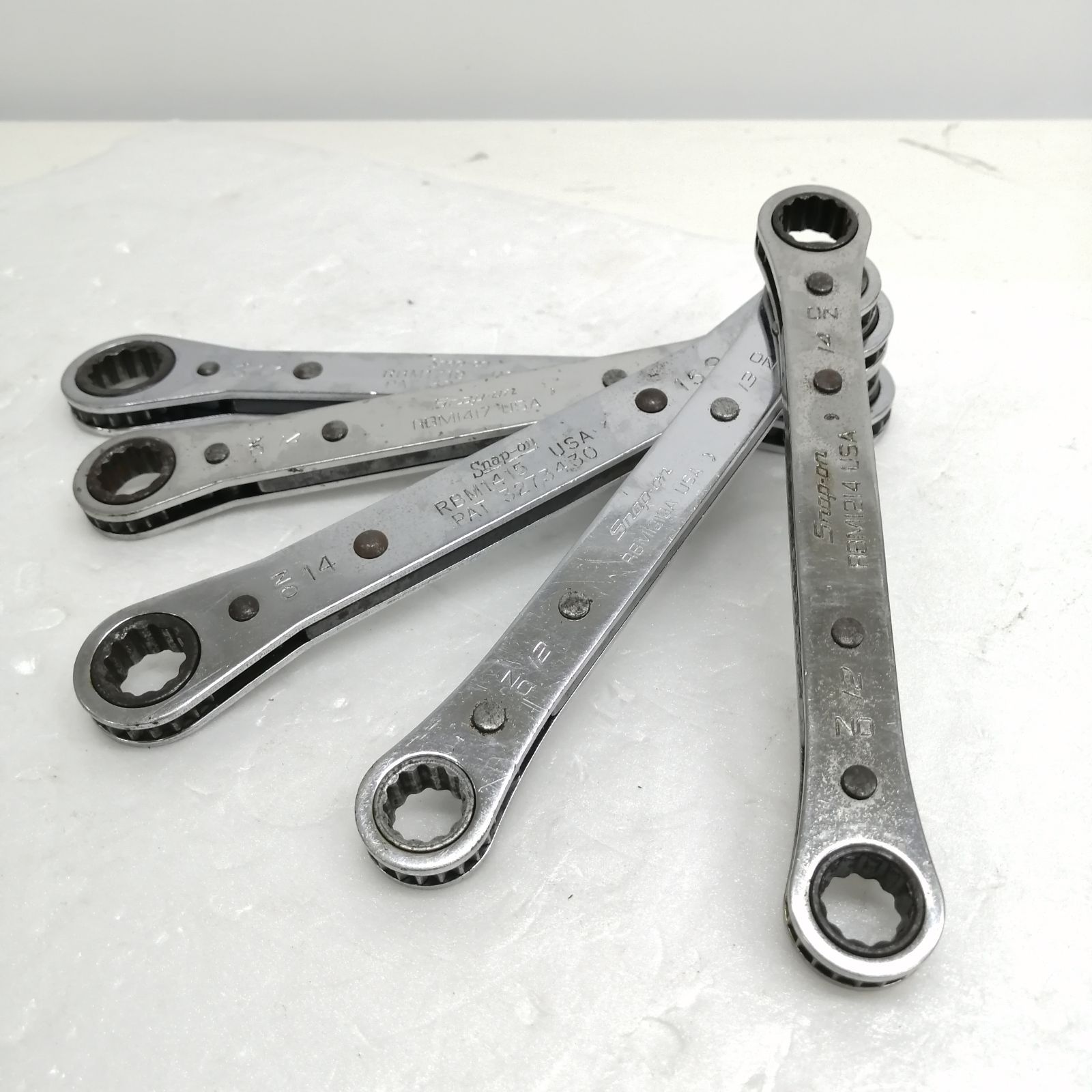 動作品】Snap-on メガネレンチ 5本セット スナップオン USA M1699 