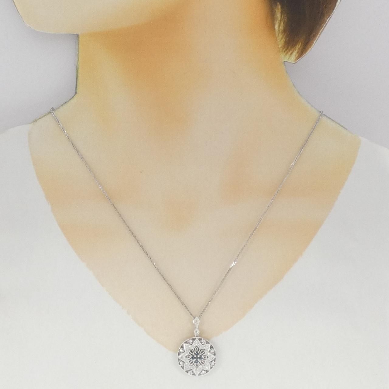 K18WG/750WG アレキサンドライト ネックレス 0.18CT - メルカリ