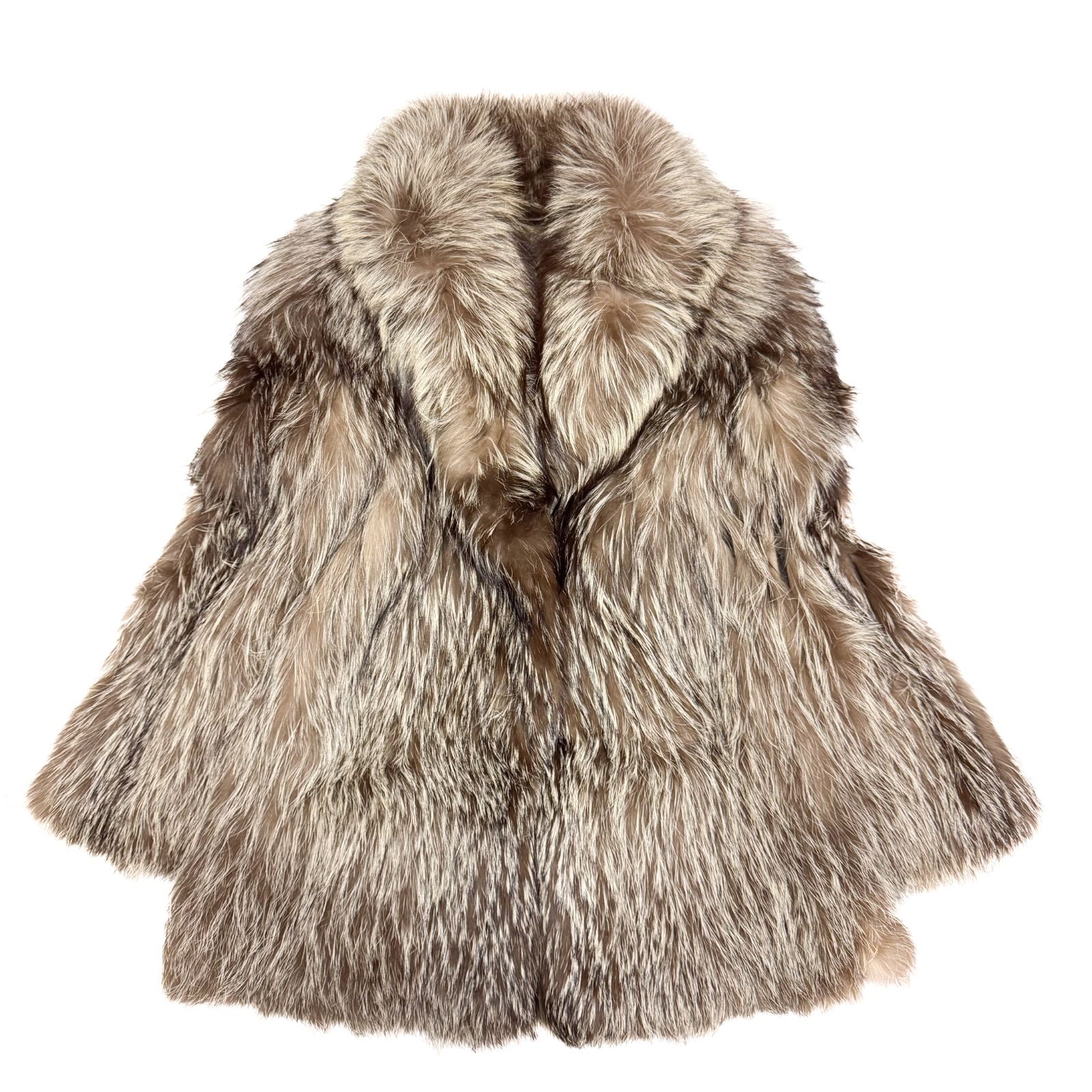 逸品【SAGAFOX サガフォックス】SILVER FOX FUR JACKET COAT