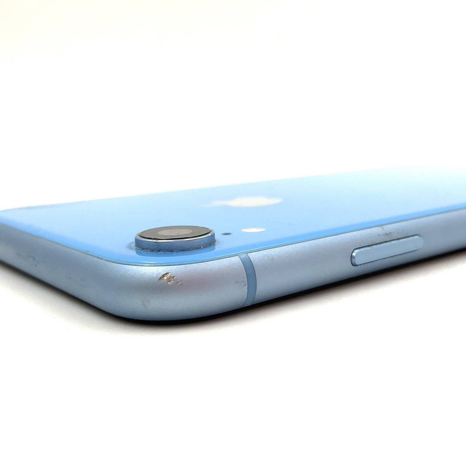 【本体のみ】iPhone XR 64GB Blue（au→SIMフリー） 最速発送】 iPhone XR 64GB ブルー au SIMフリー 白ロム【難有】 77