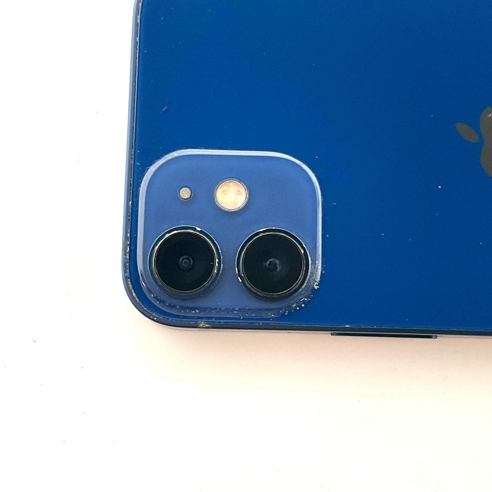 iPhone 12 mini 256GB ブルー 白ロム 動作確認済 77%【全額返金保証