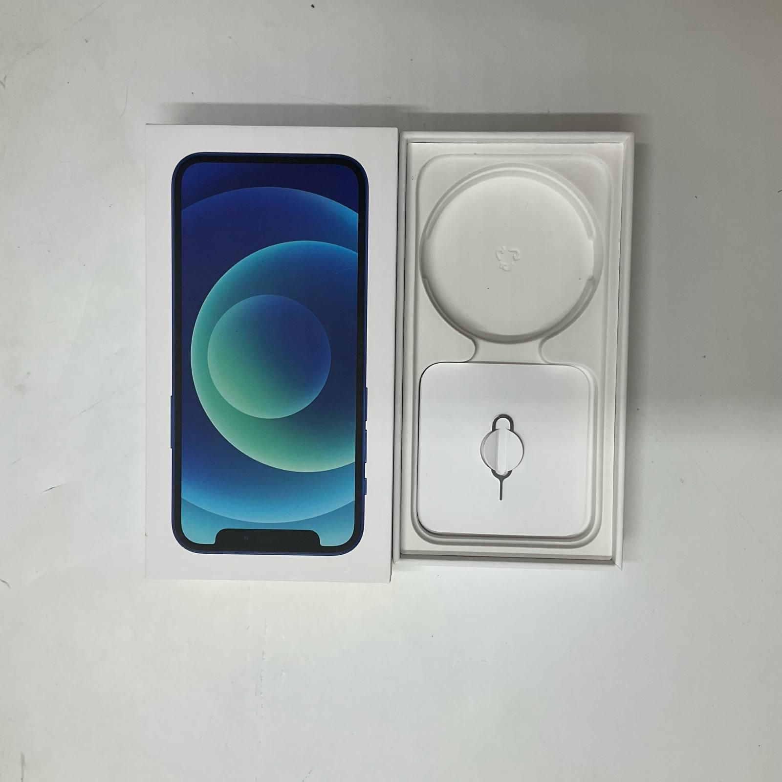 iPhone 12 mini 256GB ブルー 白ロム 動作確認済 77%【全額返金保証