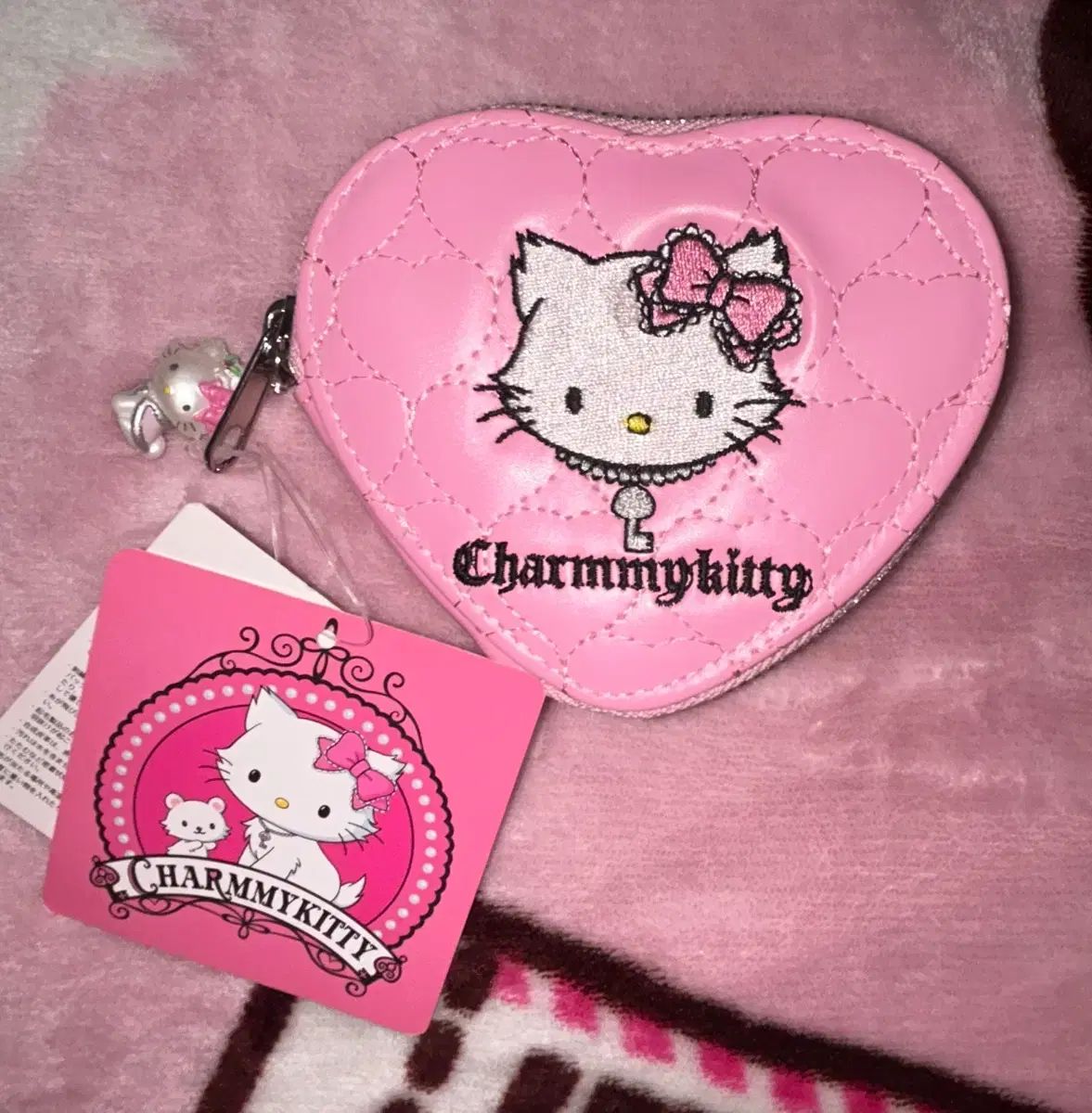 チャーミーキティ ハート キルティング コインケース ハローキティ
