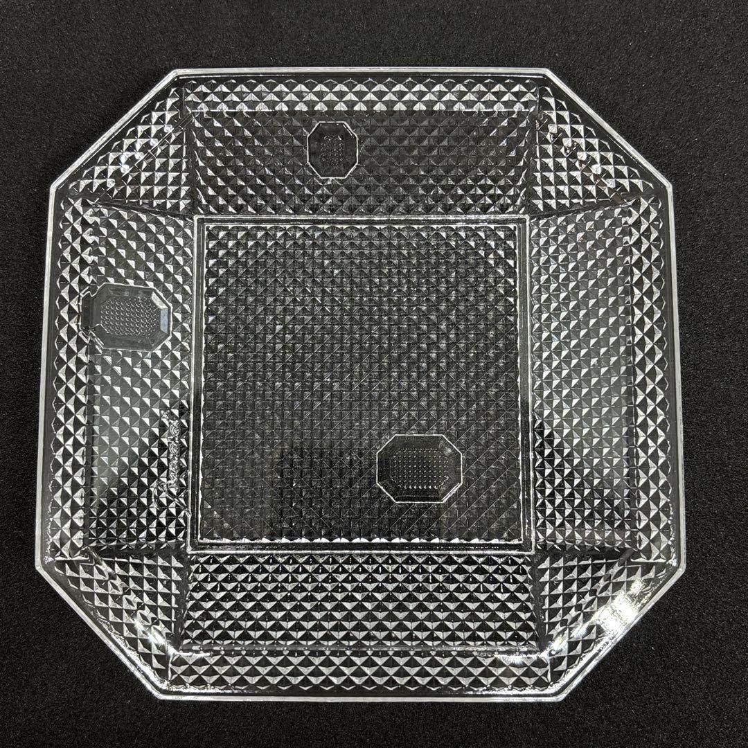 未使用保管品 Baccarat バカラ スクエア プレート トレイ 皿 セット