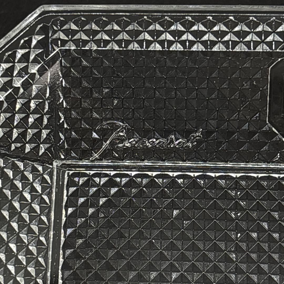 未使用保管品 Baccarat バカラ スクエア プレート トレイ 皿 セット