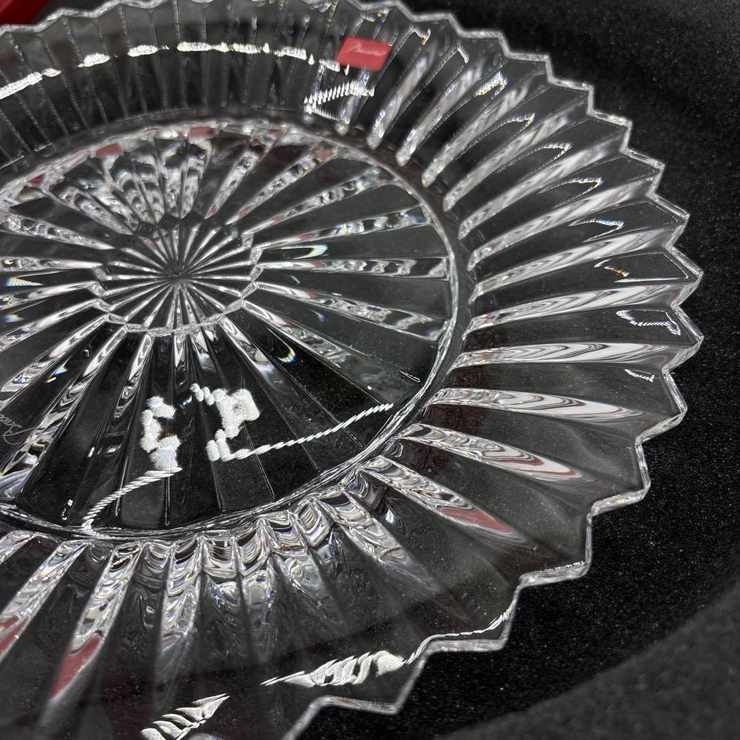 未使用保管品 Baccarat バカラ ミルニュイ 大皿 プレート 25.5cm