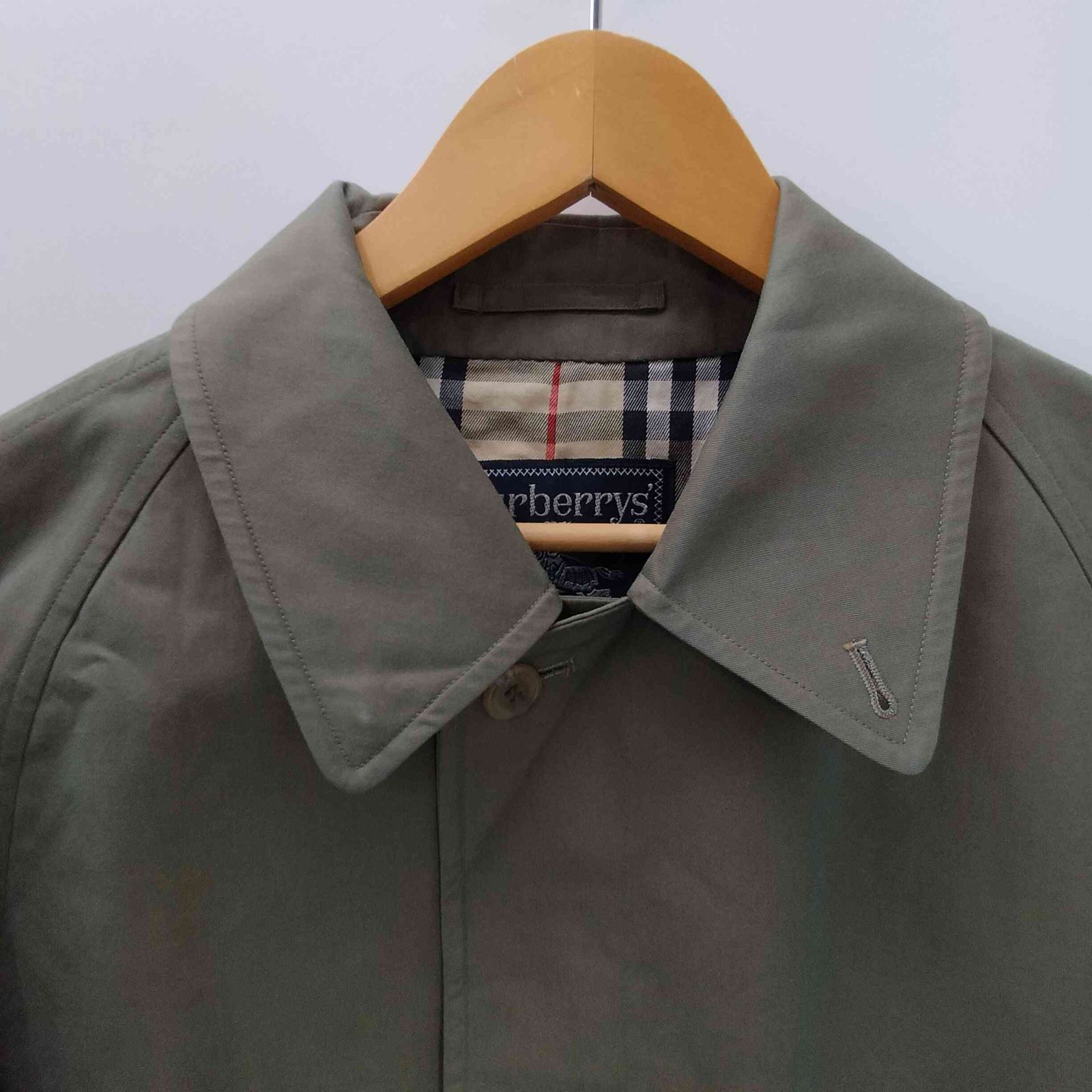 バーバリーズ BURBERRYS 90S 裏地ノバチェック バルマカーン ステン