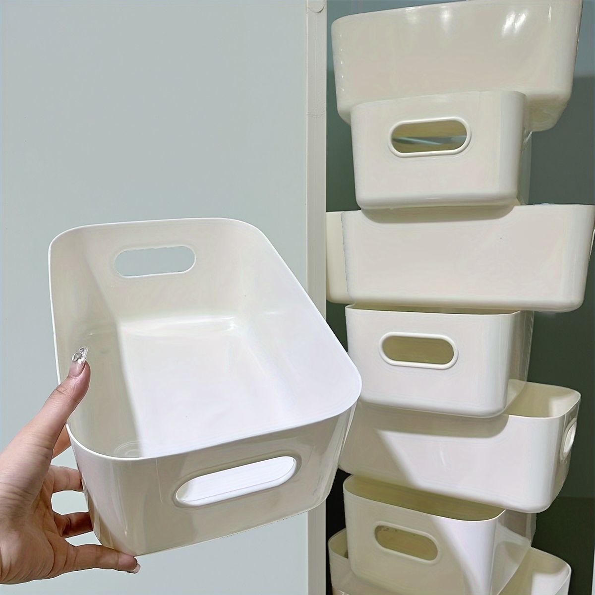 20個セット、プラスチックボックス 、キッチン• 押入れ収納、積み重ね、組立式 積み重ねOK】収納ボックス 20個セット クラシックホワイト