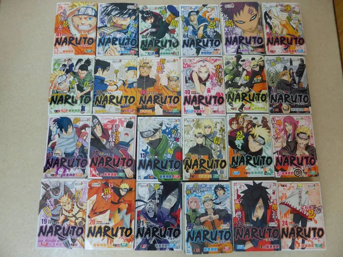 コンビニ 限定 NARUTO -ナルト- 1 - 24 全巻 - メルカリ