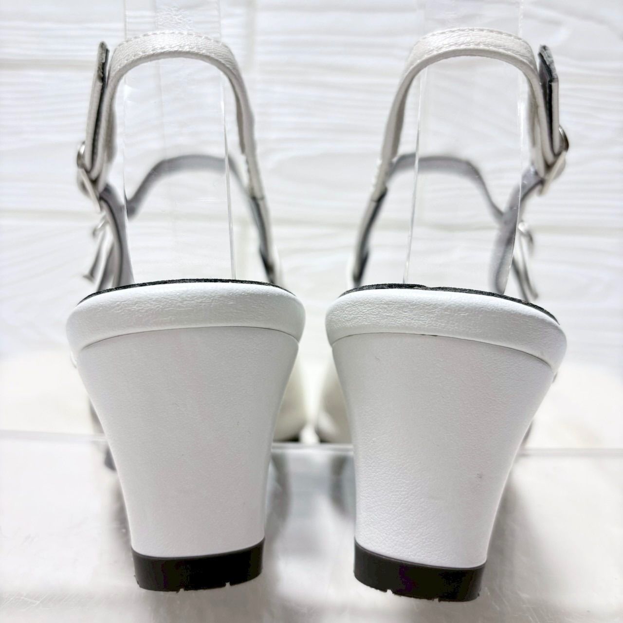 ASICS pedala アシックス ペダラ ラメ付き ストラップ パンプス 23.5cm