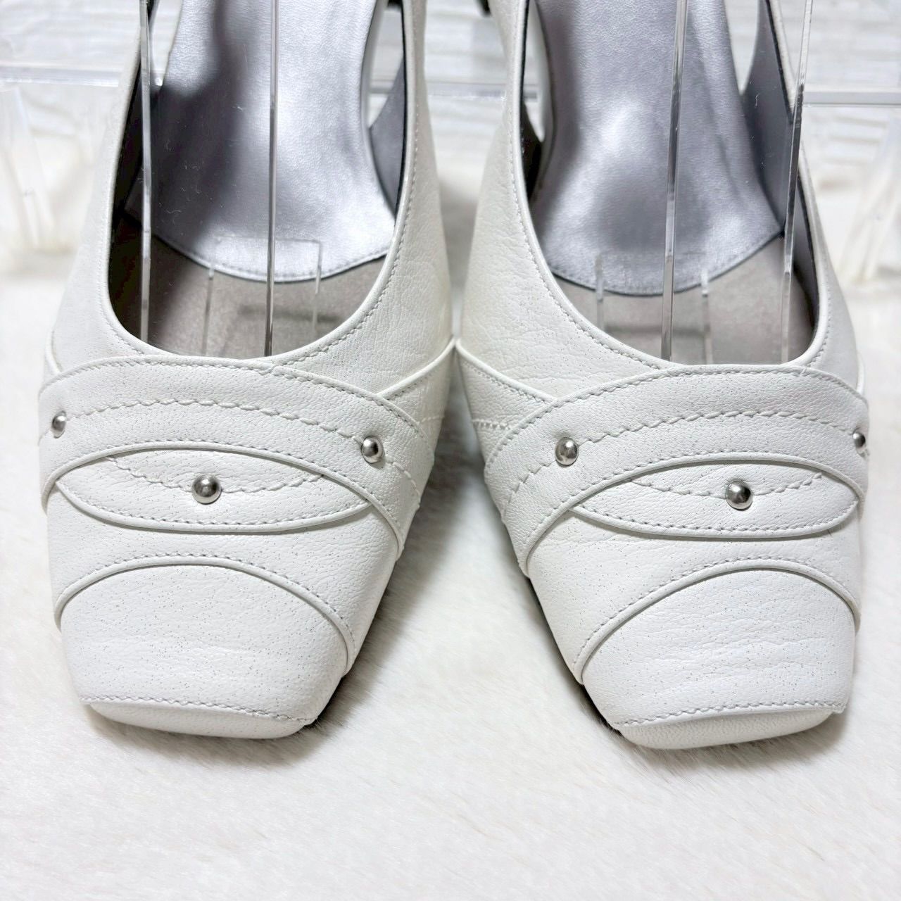 ASICS pedala アシックス ペダラ ラメ付き ストラップ パンプス 23.5cm