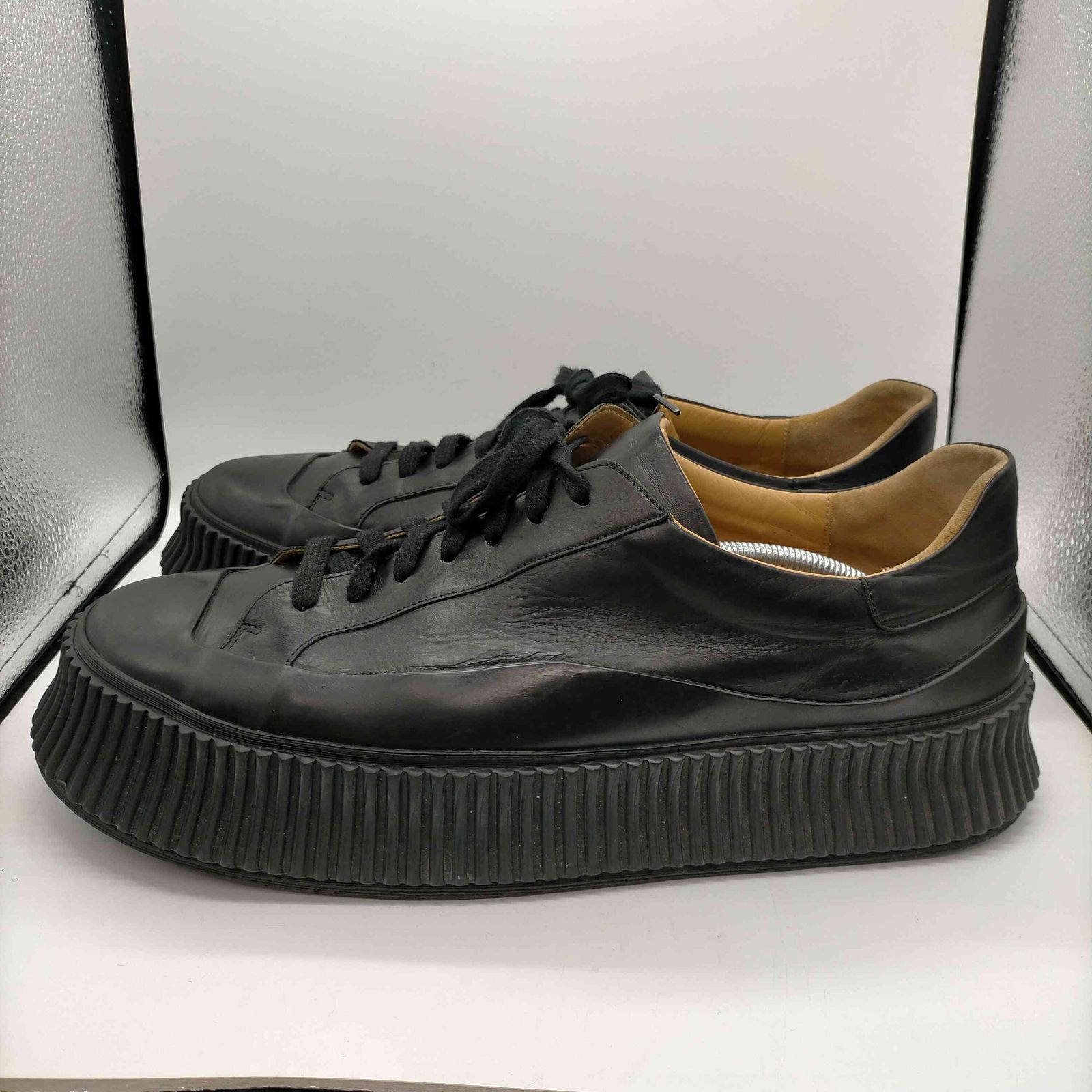 22AWJIL SANDER プラットフォーム レザー スニーカー 37 【公式通販】