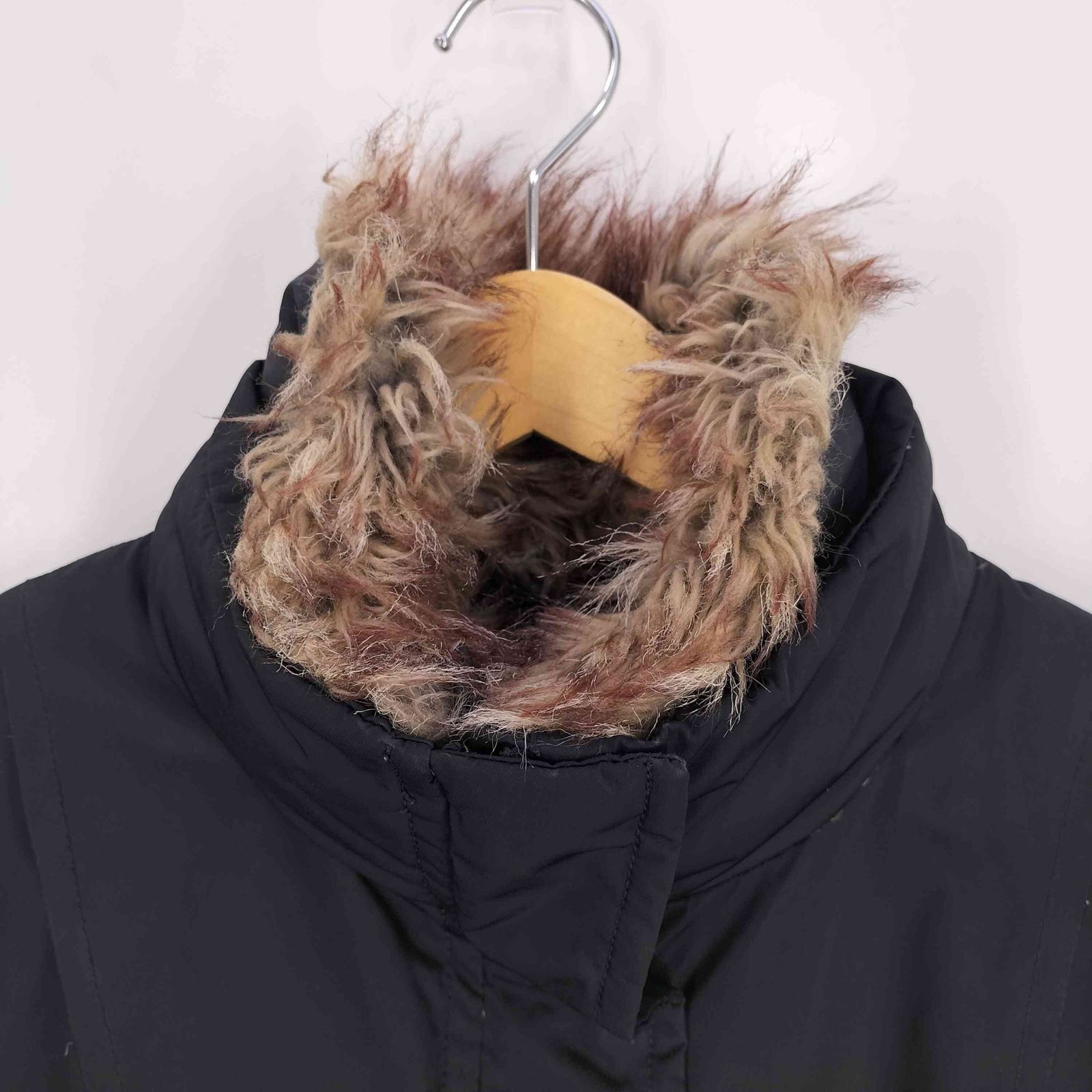 ダナキャランニューヨーク DKNY ファー付き ダブルジップ レザーベルト