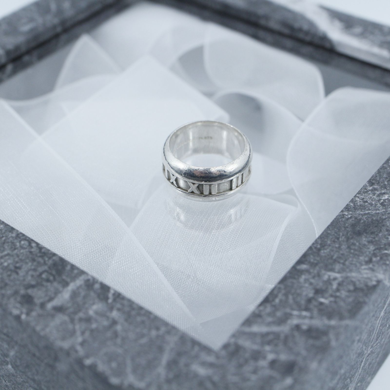 ティファニー　アトラス　22号　磨き済み　925 リング　指輪　2003 Tiffany&Co. ティファニー 指輪 リング アトラス 2003 9号 SV925 8.3g