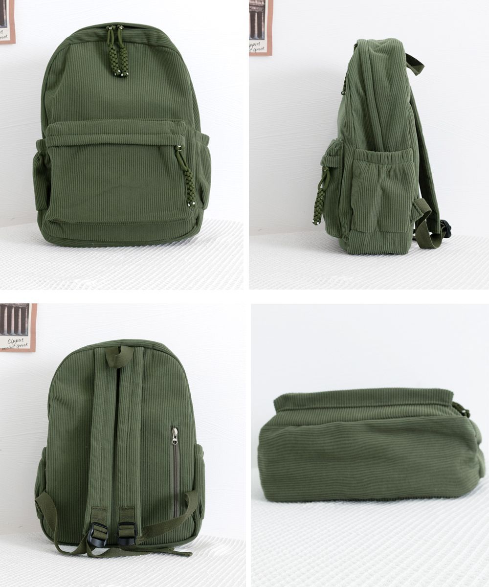 ゆー　②Berlutiカーキリュック・バックパック ZUCCa（ズッカ）の「ナイロンスクエアバッグ/2WAYバックパック（バック